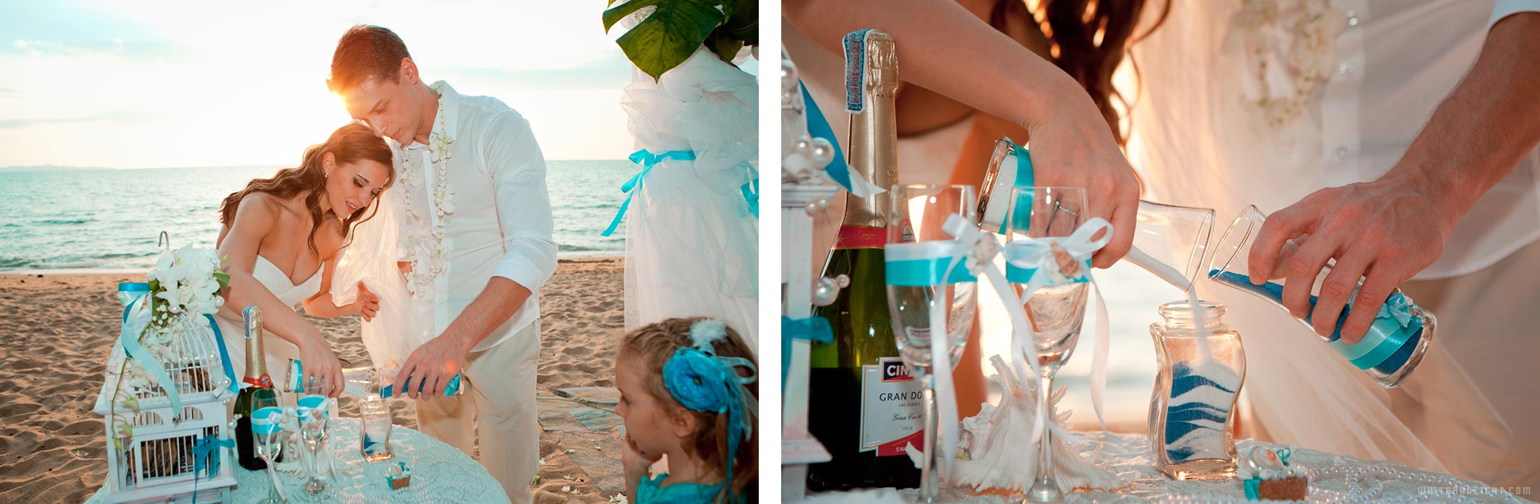 свадьба на берегу моря фото